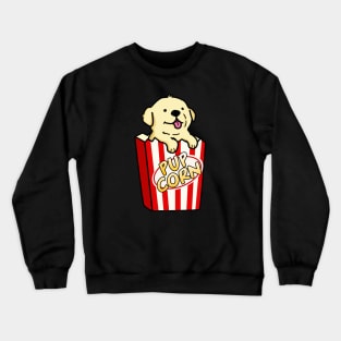 Pupcorn Cute Popcorn Pun. Crewneck Sweatshirt